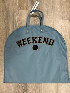 Stoney clover lane garment bag blue lake house nwt weekend customized